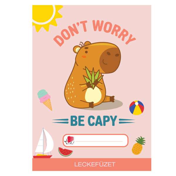 ICO Süni Capybara A/5 leckefüzet - 1 db