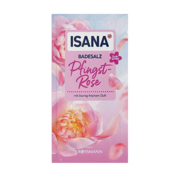 Isana Pfingstrose fürdősó - 80 g