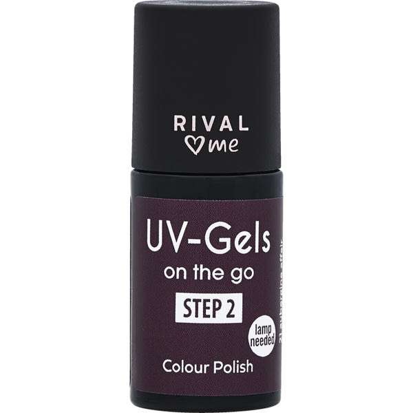 Rival Loves Me UV-Gels On The Go lakk /21 Aubergine affair - 1 db
