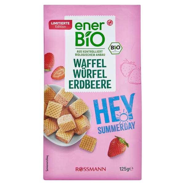 enerBiO nápolyi epres töltelékkel - 125 g