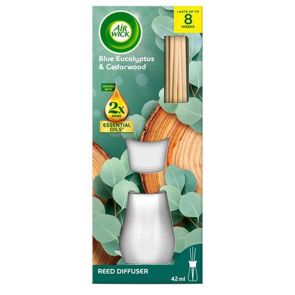 Air Wick Blue Eucalyptus & Cedarwood pálcás illatosító - 42 ml