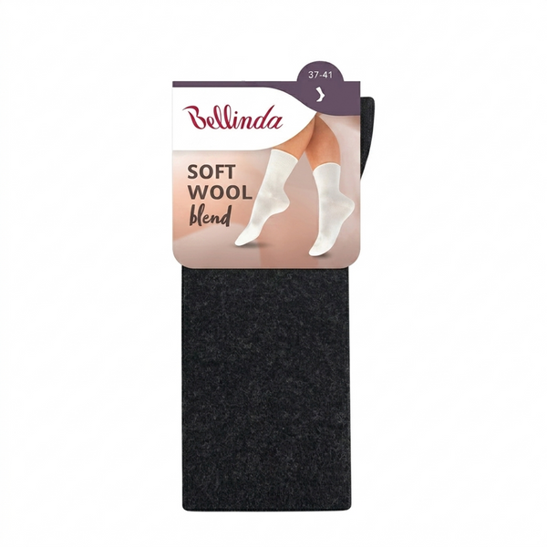 Bellinda Soft Wool Blend női zokni /szürke 37-41 - 1 db