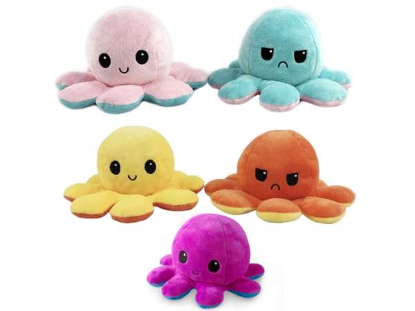 Hangulat Polip kulcstartó Több Színben - Szuper Puha kivitel