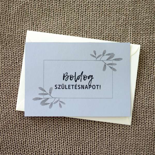 Üdvözlőkártya - Születésnap - 1