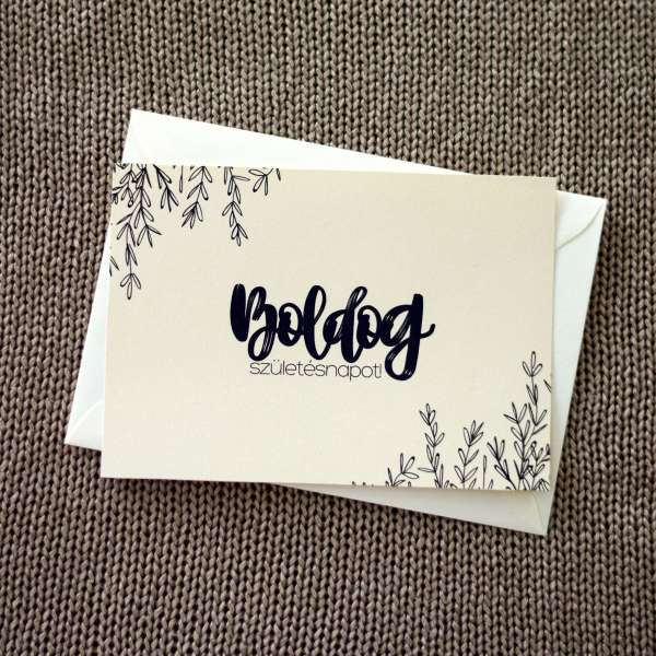 Üdvözlőkártya - Születésnap - 2
