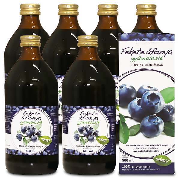 Fekete áfonya gyümölcslé