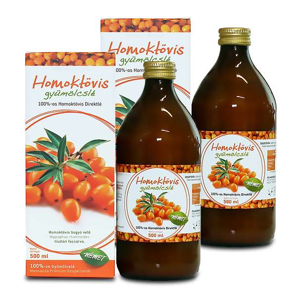 Homoktövis gyümölcslé