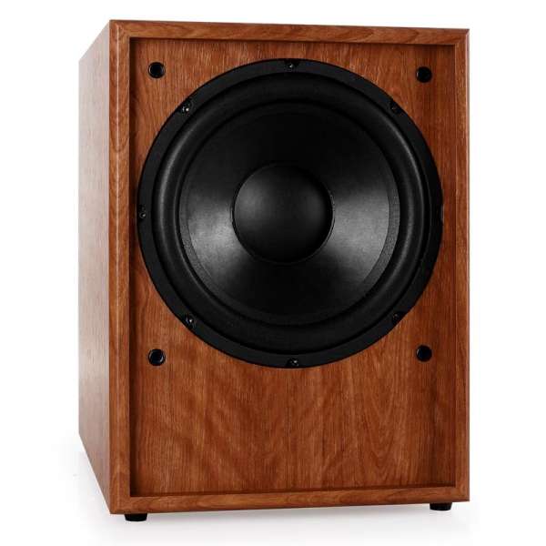 Auna Linie-300-SW-WN aktív subwoofer, AUX, dió