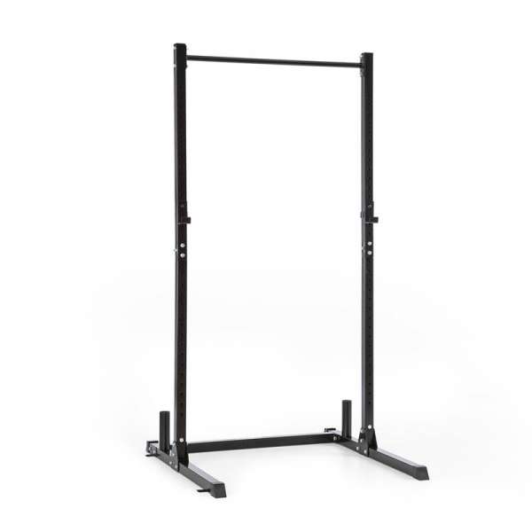 KLARFIT HR 1100, edző állvány, Half Rack, 2 J-horog, húzódzkodó rúd, fekete