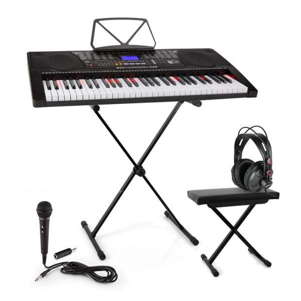 SCHUBERT Etude 225, USB keyboard szett, fülhallgató, pad és állvány