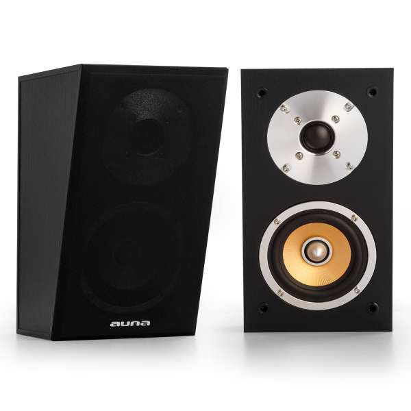 Auna Line 501 Atmos SAT, passzív hangszórók, 2 x 60 W RMS, frekvencia 100 Hz - 20 kHz, 4-8 Ohm