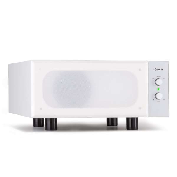 Auna Line 501 Slim, mélynyomó, basszusreflex, aktív, 80 W RMS, 50 - 100 Hz, 4 Ohm