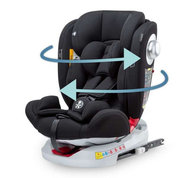 Babify Onboard 360°, gyerekülés 0-12 éves korig, ISOFIX 5 pontos övrendszer, R44/04