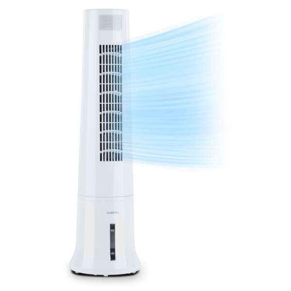 Klarstein Highrise, léghűtő, ventilátor, párásító, jégakku, 40 W, 2,5 l