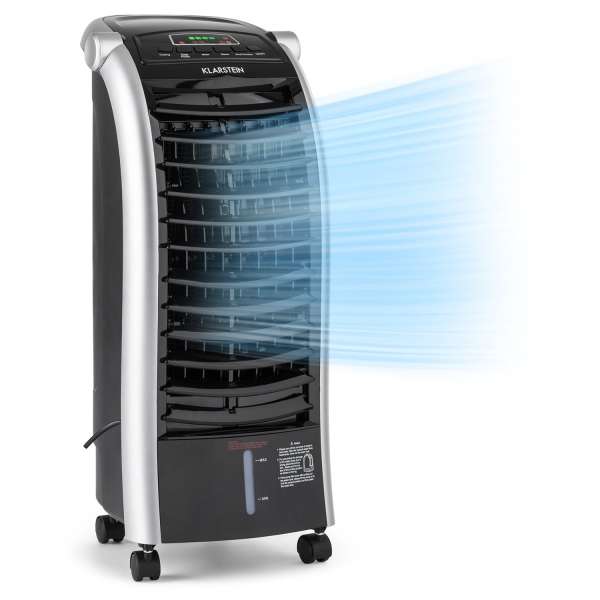 Klarstein Maxfresh, ventilátor, léghűtő, 4 v 1, 6L, 65W, távirányító, 2 x jégcsomag