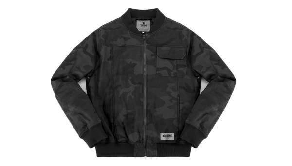 Chrome Industries Utility Bomber Jacket Black Camo