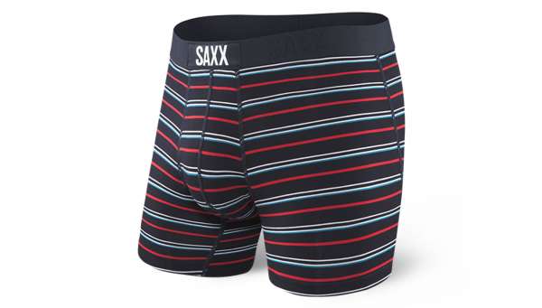 Saxx Vibe Boxer Brief Dk Ink Coast Stripe