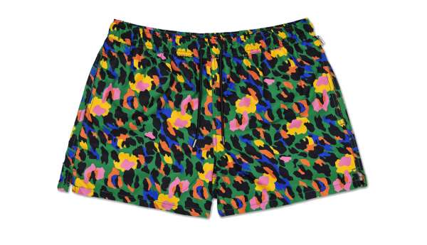 Happy Socks Leopard Swim Shorts