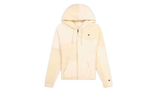 Champion Patchwork Velour Fleece ZIP-UP Hoodie