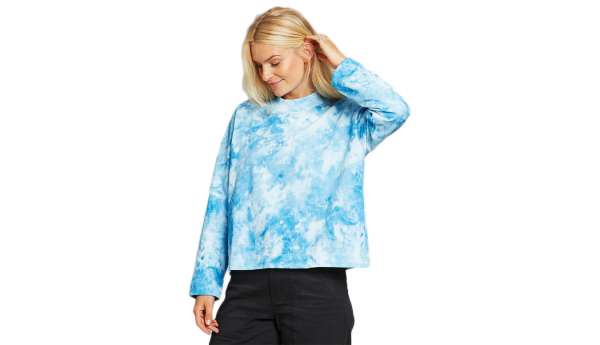 Dedicated Loose Sweatshirt Lerdala Tie Dye Blue