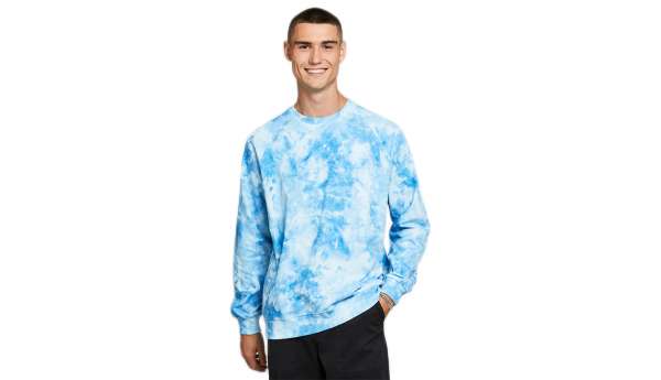 Dedicated Sweatshirt Malmoe Tie Dye Blue