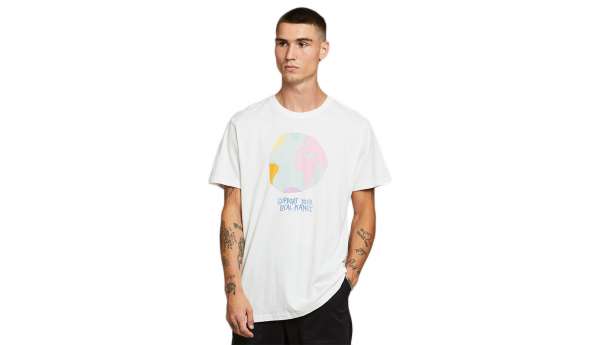 Dedicated T-shirt Stockholm Color Globe Off-White