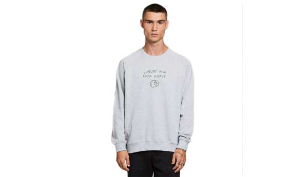 Dedicated Sweatshirt Malmoe Local Planet Grey Melange