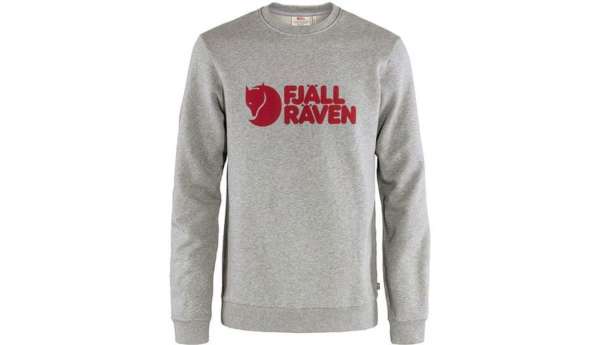 Fjällräven Logo Sweater M Grey Melange