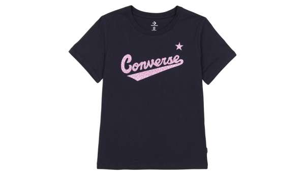 Converse Script Logo Leopard Infill Classic Tee