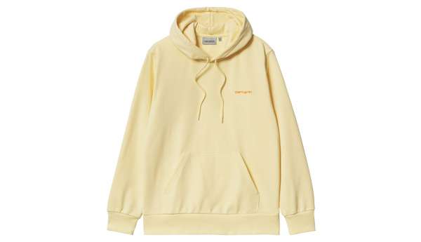 Carhartt WIP Hooded Script Embroidery Soft Yellow