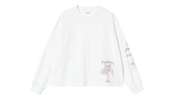 Carhartt WIP W Long Sleeve Verdant Fantasy T-shirt