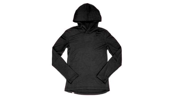 Chrome Industries W Merino LS Hoodie Black