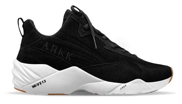 ARKK Copenhagen Tencraft Suede W13 Black Brown Gum