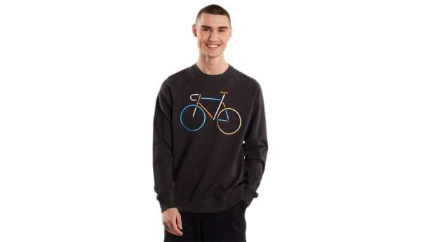 Dedicated Sweatshirt Malmoe Color Bike Charcoal