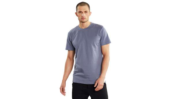 Dedicated T-shirt Stockholm Base Stone Blue