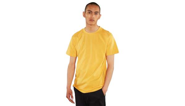 Dedicated T-shirt Stockholm Base Honey Yellow