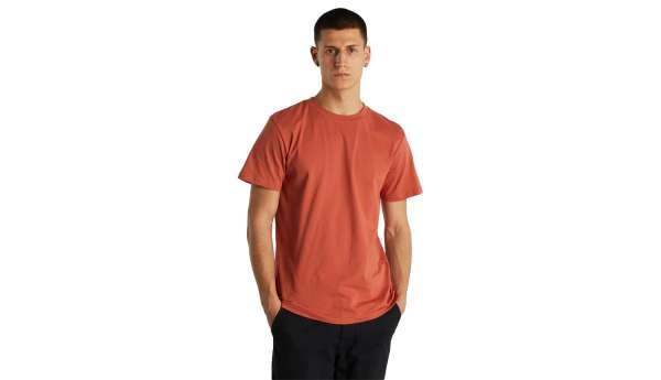 Dedicated T-shirt Stockholm Base Terracotta Red