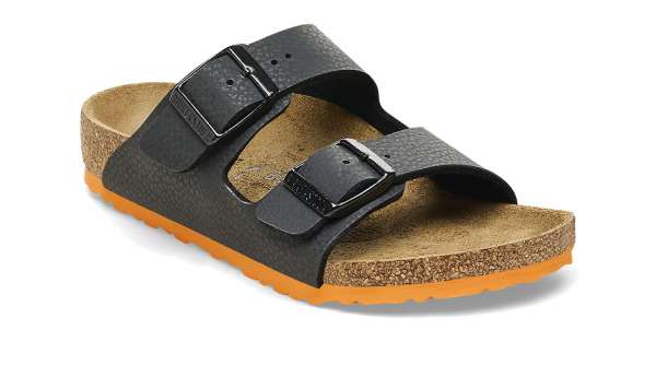 Birkenstock Arizona Kids BS Desert Soil Black Orange Regular Fit