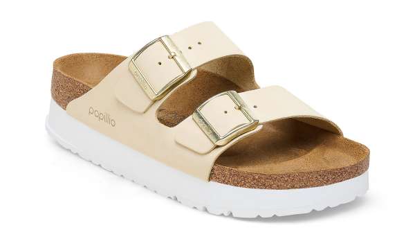 Birkenstock Arizona PAP Flex Platform Nubuck Leather Narrow Fit