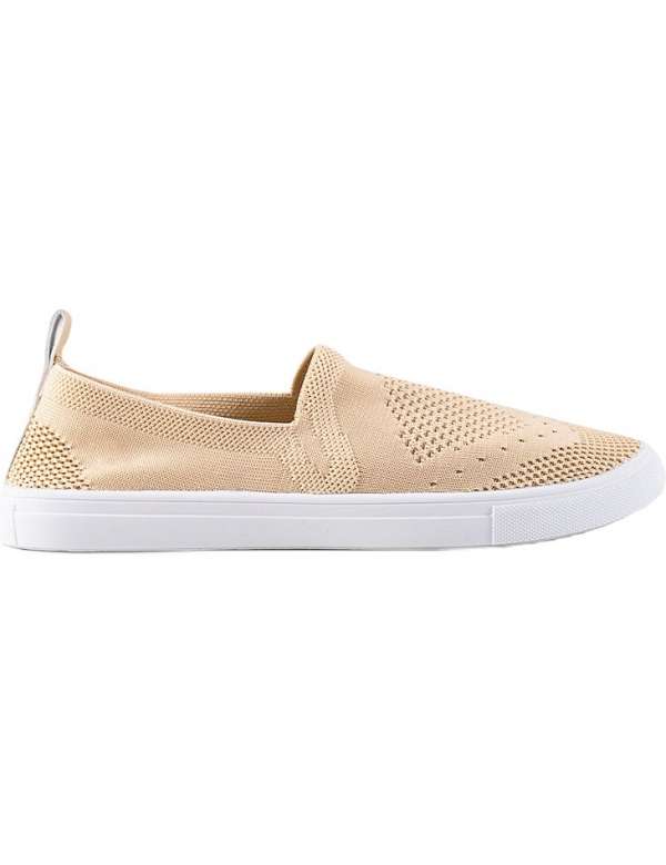 Bézs színű kényelmes slip-on