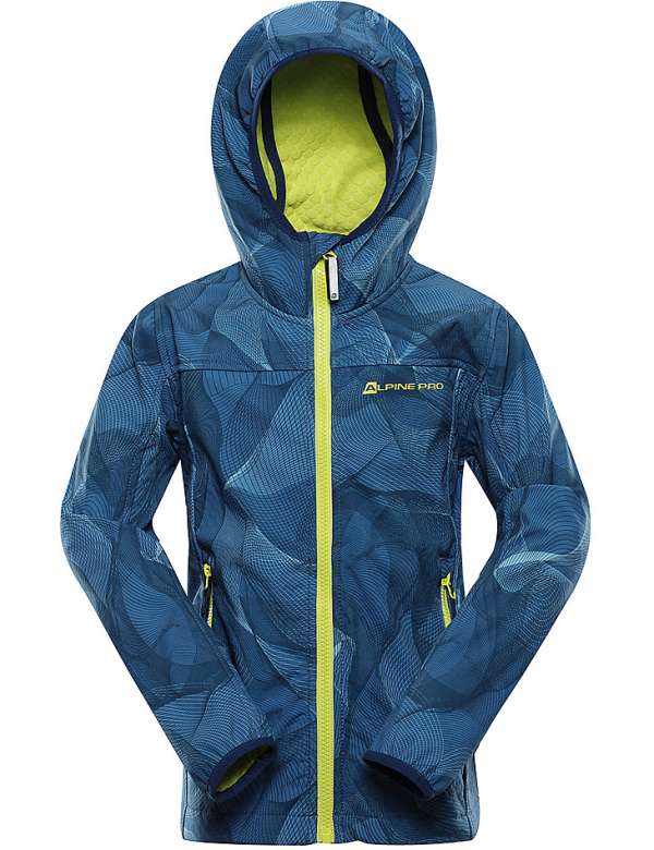 Gyermek softshell kabát ALPINE PRO HOORO vallarta kék változat pa