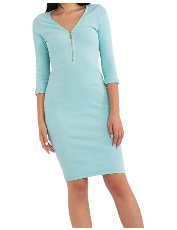 Mint bodycon mini ruha