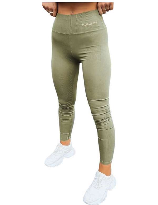 Khaki néz rám leggings