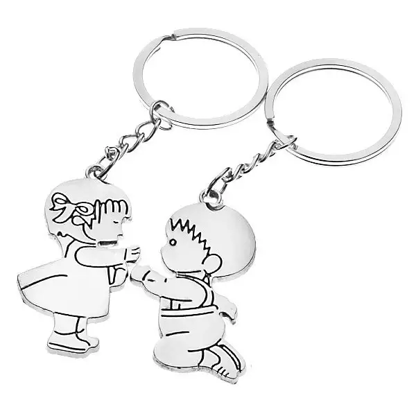 Kulcstartó - szerelmes kisfiú és kislány