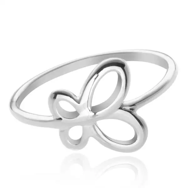 925 ezüst gyűrű - lepkeszárnyak - Nagyság_ 60