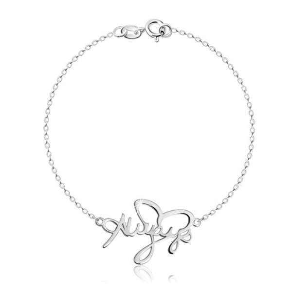 Karkötő 925 ezüstből – fényes 