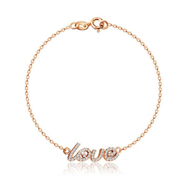 925 ezüst karkötő réz színben – 