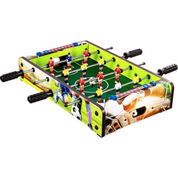 GamesPlanet® Csocsóasztal mini DUNDEE Soccer 51 x 31 cm