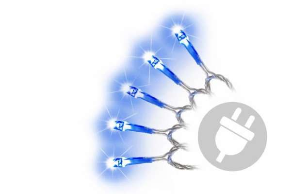 NEXOS Fényfüzér 200 LED Kék 18 m