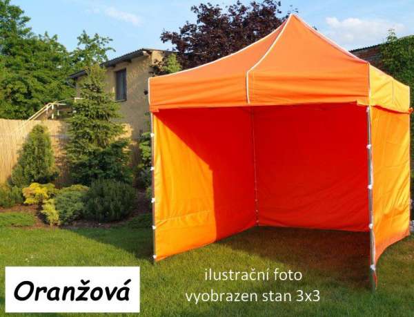 Tradgard Kerti pavilon PROFI STEEL 3 x 6 m orange